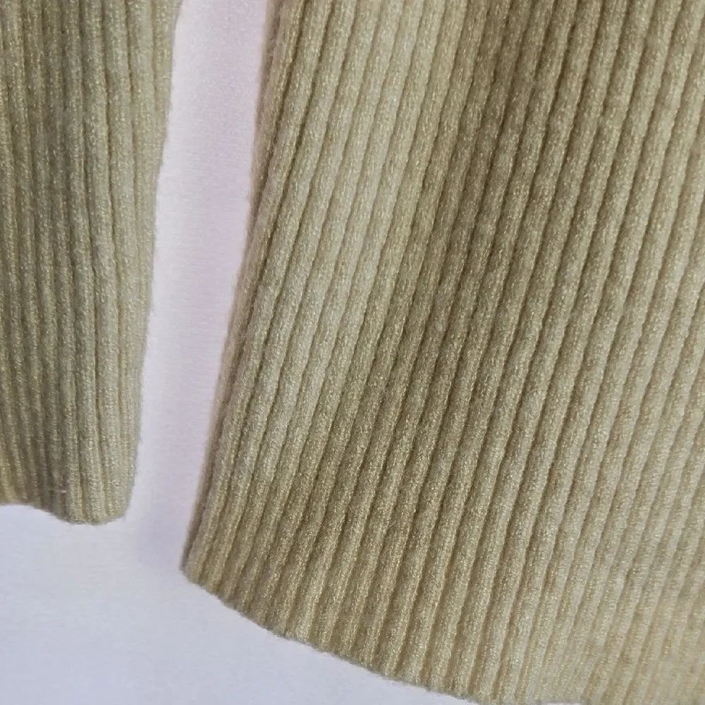 SHEIN Cream Ribbed Knit Top - Picture 6 of 11